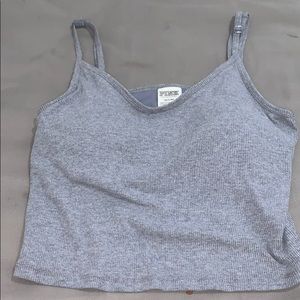 Grey pink padded cami
